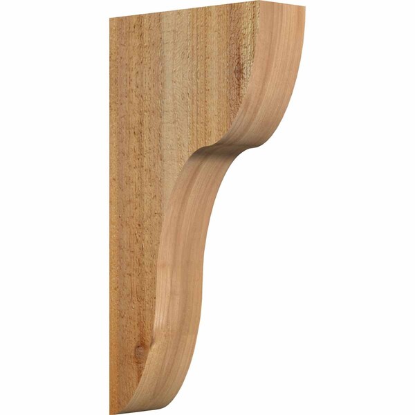 Ekena Millwork Carmel Rough Sawn Corbel, Western Red Cedar, 4"W x 12"D x 24"H COR04X12X24CAR00RWR - main